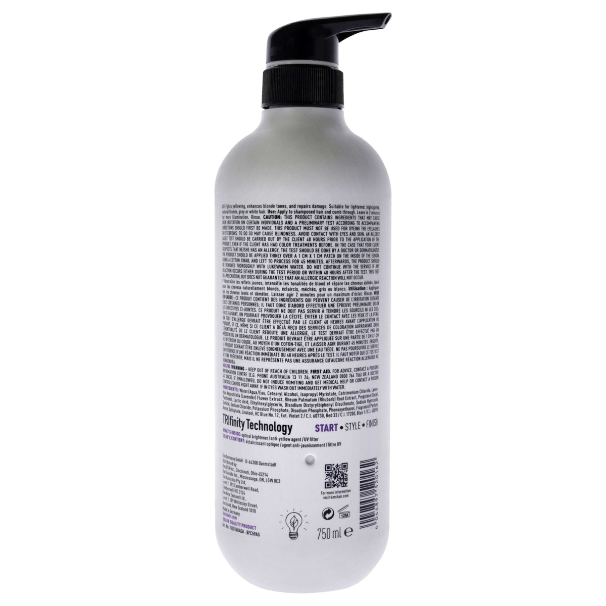 Color Vitality Blonde Conditioner by KMS for Unisex - 25.3 oz Conditioner