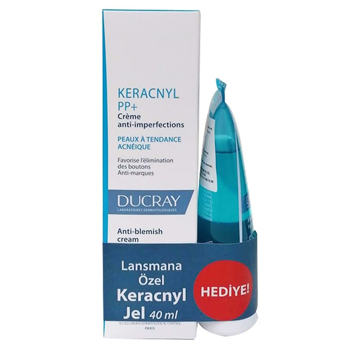 Ducray Keracnyl PP Cream 30 ml + Keracnyl Gel 40 ml