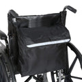 HOUSON Wheelchair Pouch Bag Waterproof Wheelchair Backpack Pockets Wheelchair Bags to Hang on Back Rollator Bag Carry Accessories Storage Bag