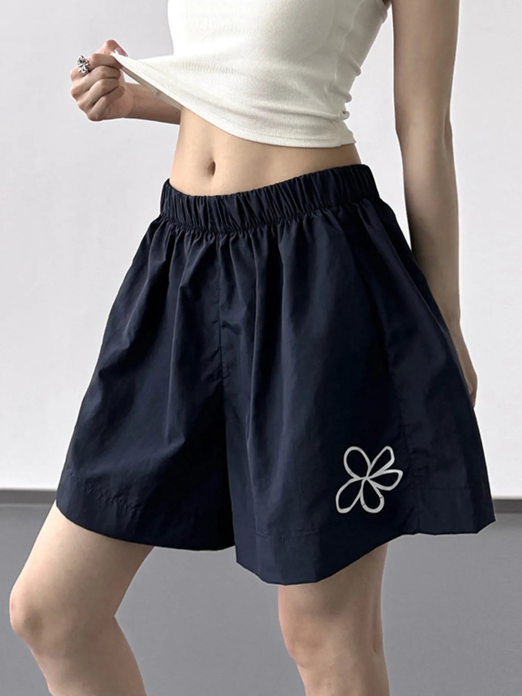 Elastic Waist Shorts