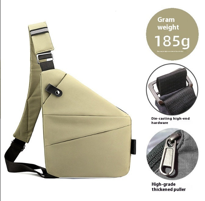 Men's Lightweight Nylon Crossbody Bag