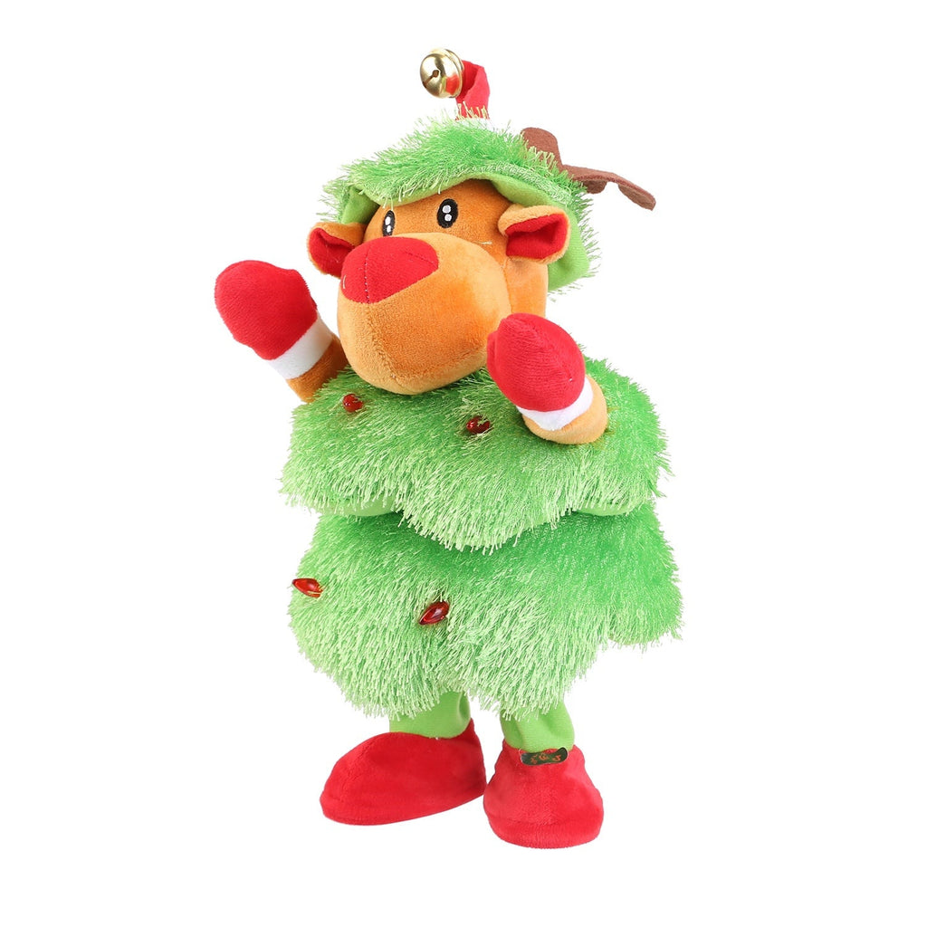 Electric Dancing Singing Plush Toy Twisting Elk Toy Talking Interactive Mimicking Funny Songs Wiggly Dance Kid Christmas Gift