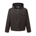 Small plaid hooded sweatshirt