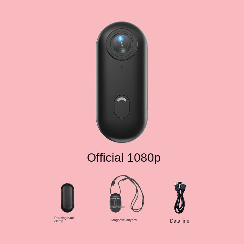 Thumb Bike Camera Magnetic Back Clip Sports Camera Thumb Recorder Pet
