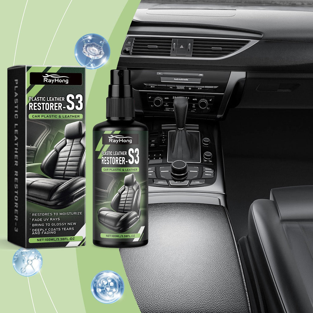 Car Leather Reconditioning Spray, Clean And Decontaminate Bright Car Interior Repair Maintenance Care Spray