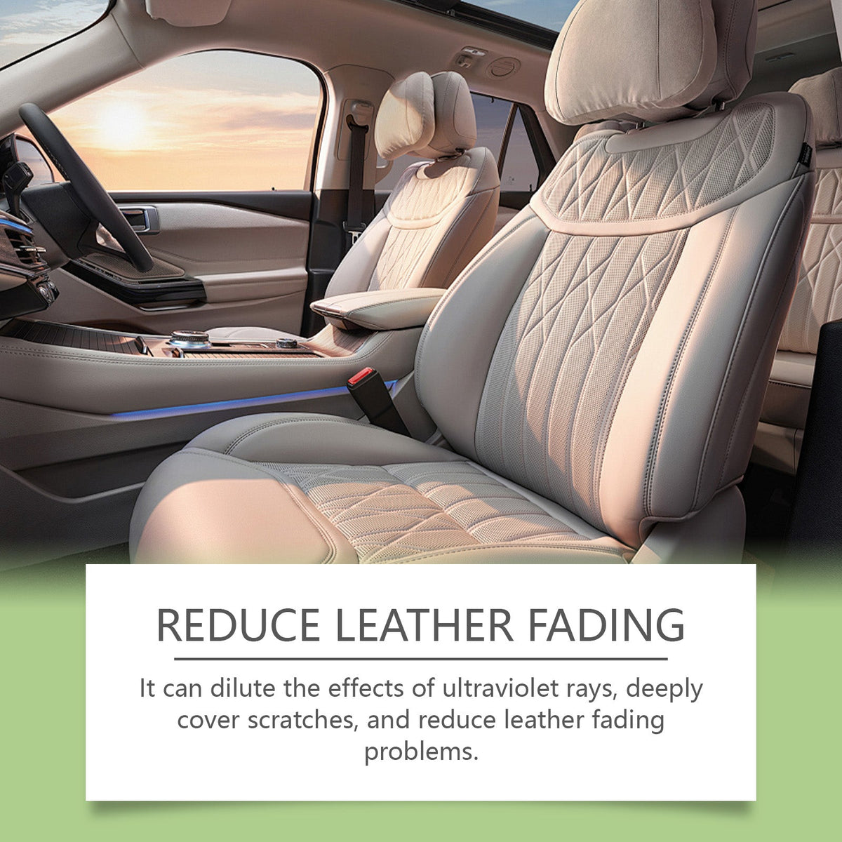 Car Leather Reconditioning Spray, Clean And Decontaminate Bright Car Interior Repair Maintenance Care Spray