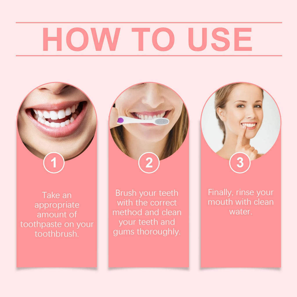 Oralhoe Brightening Fresh Breath Toothpaste Cleaning Care Teeth Brightening Remove Stains Oral Care Herbal Toothpaste
