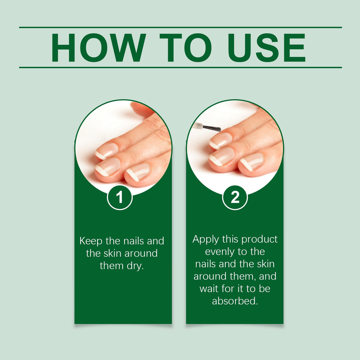 OUHOE Nail Care Solution, Gentle Repair, Clean, Nourish, Shine And Relieve Uncomfortable Nail Care Solution