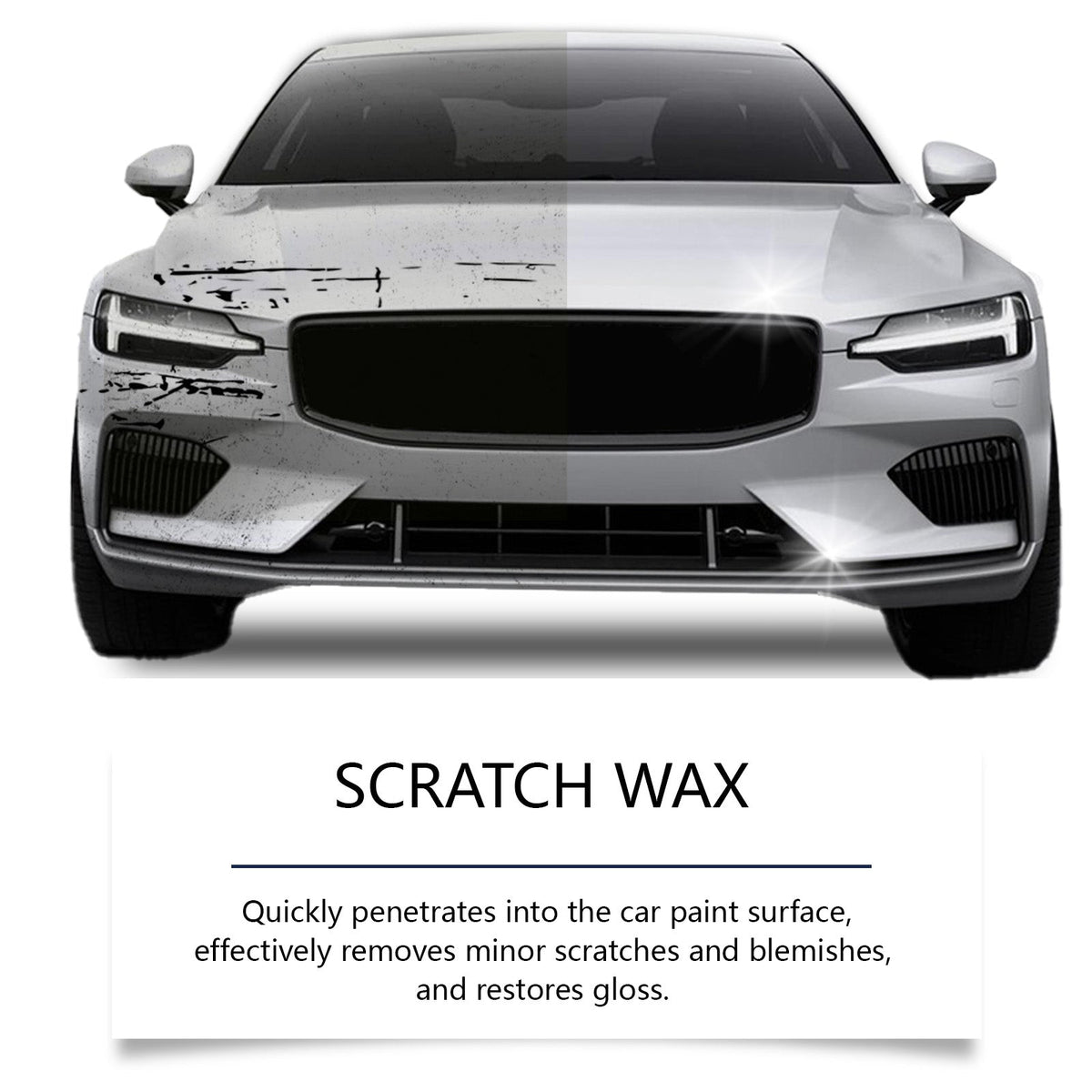 Rayhong Car Scratch Remover, Car Scratch Maintenance Paste Quick Scratch Clean And Easy To Use