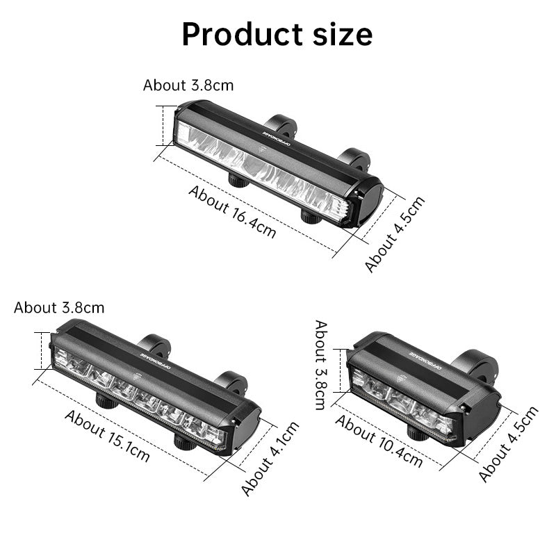 High-Capacity Waterproof Scooter/Bike Light