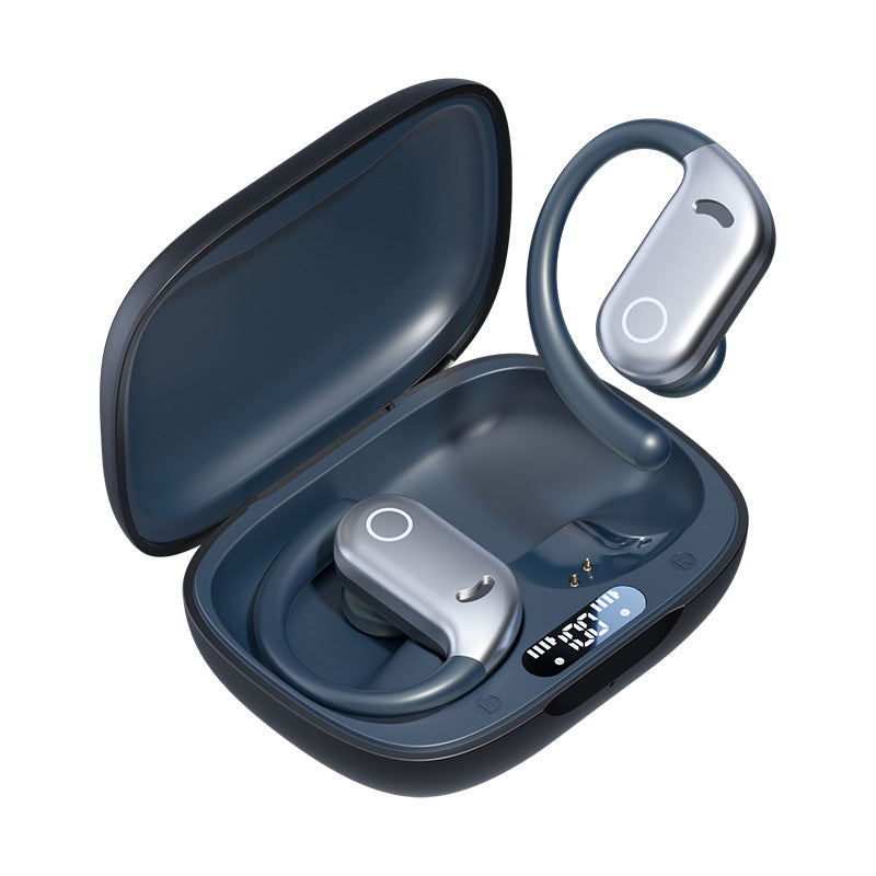 M78 Open Bluetooth Earphones Noise Reduction Wireless Ear Hanging Running Sports Digital Display Earphones