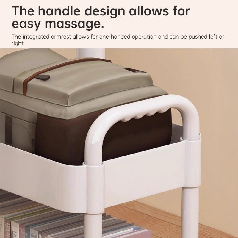Multi-Layer Wheeled Utility Cart (for home, kitchen, bathroom storage: snacks, books)