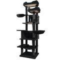 68in Multi-Level Cat Tree Tower with Hammocks & Scratching Posts