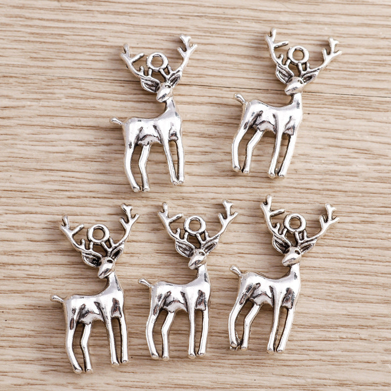 Electroplated Christmas Animal Pendant