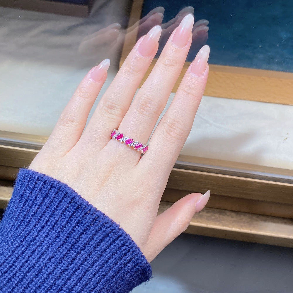 Zircon Full Diamond Sterling Silver Ring