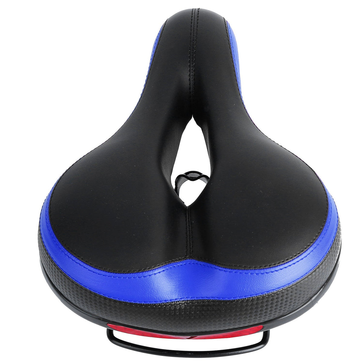 Padded Bike Seat with Dual Springs & Reflective Strip