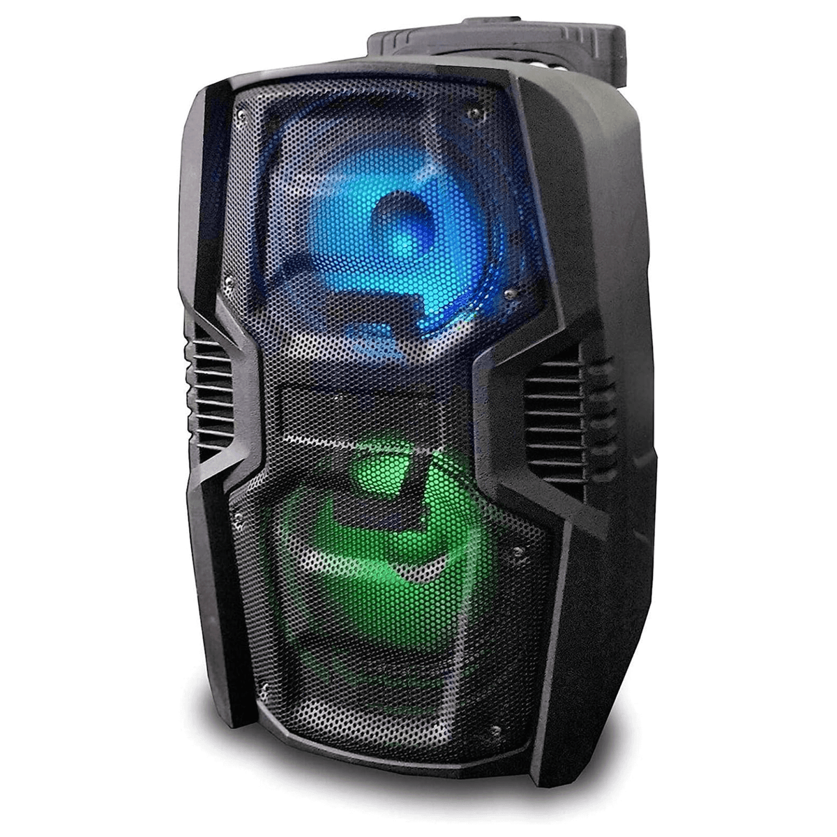 Norcent Dual 6" Tailgate Bluetooth Speaker with Multi-Colored LED Light System