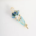 Enamel Zircon Umbrella Clothing Pin