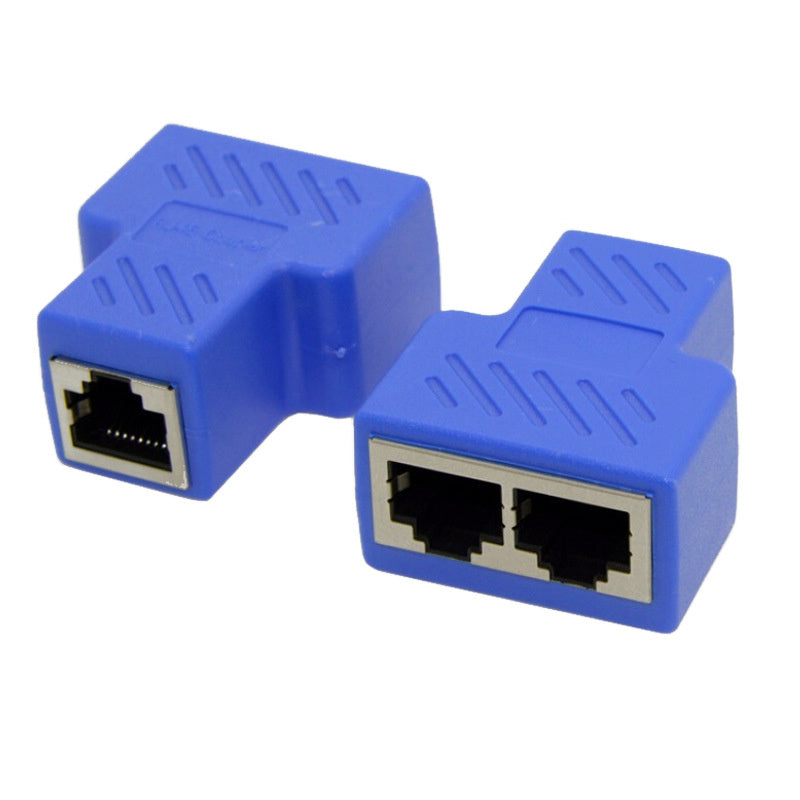 RJ45 Network Cable Splitter: Divides One Cable Into Two
