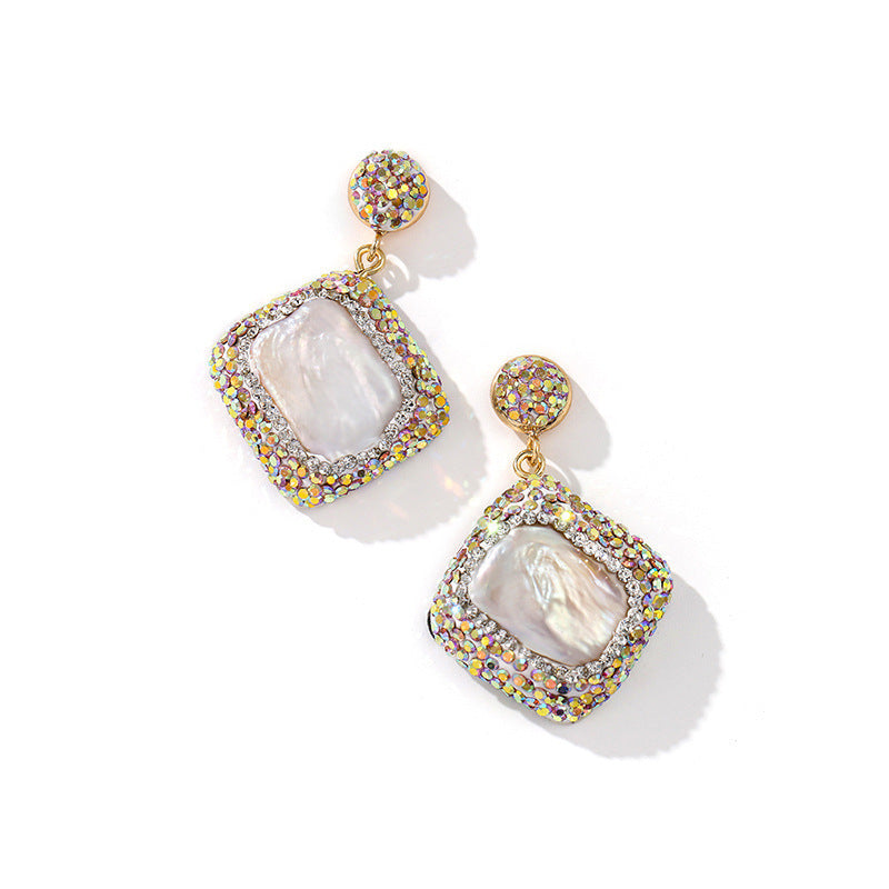 Personality Niche Design Necklace Earring Ring Set