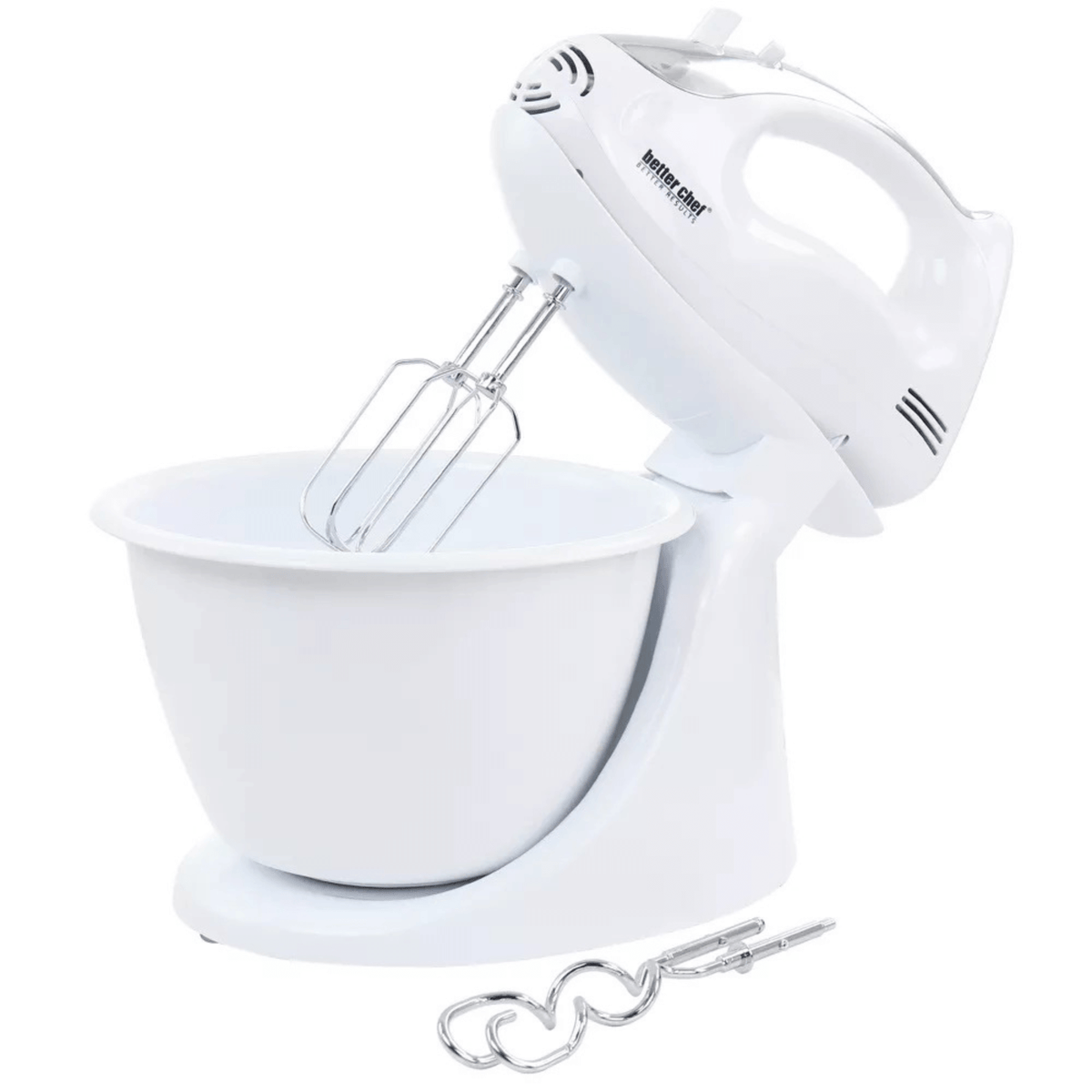 Better Chef 200 Watt Stand/Hand Mixer with Mixing Bowl