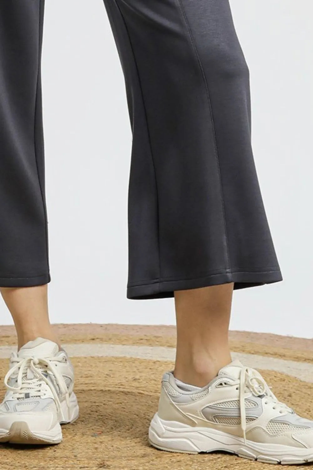 Umgee Drawstring Wide Leg Cropped Pants