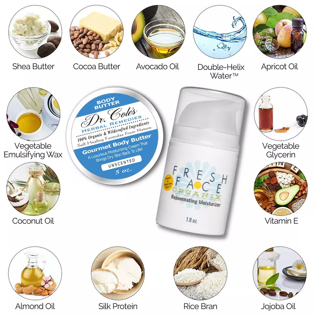 Fresh Face Cream and Dr. Cole's Body Butter Bundle