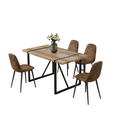Dining Table and 4 Modern Dining Chairs