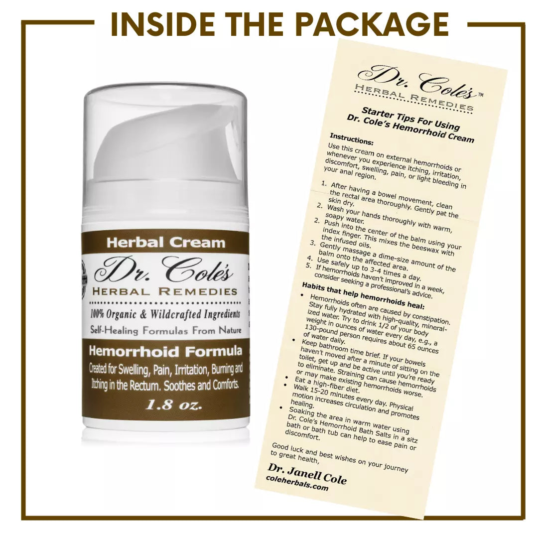 02 - Dr. Cole's Organic Herbal Hemorrhoid Cream