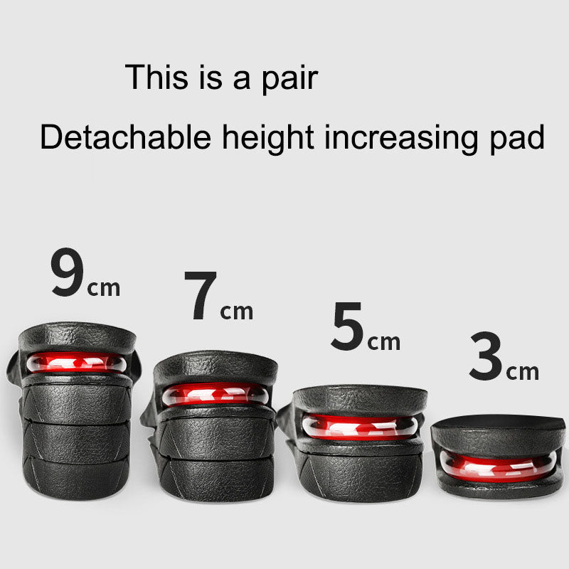 Height increasing insole, invisible air cushion insole, ultra soft inner height increasing insole