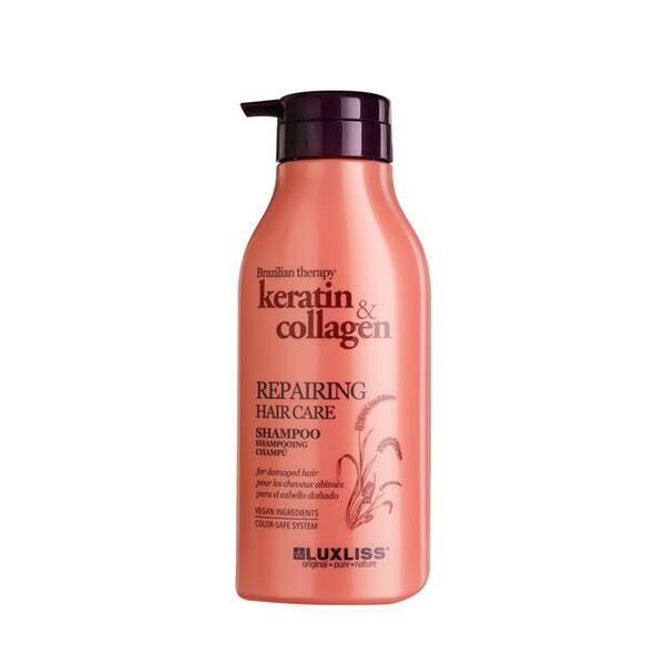 Luxliss Keratin Collagen Repairing Hair Care Shampoo 500 ml