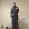Wide Sleeve Corduroy Abaya (MA045)