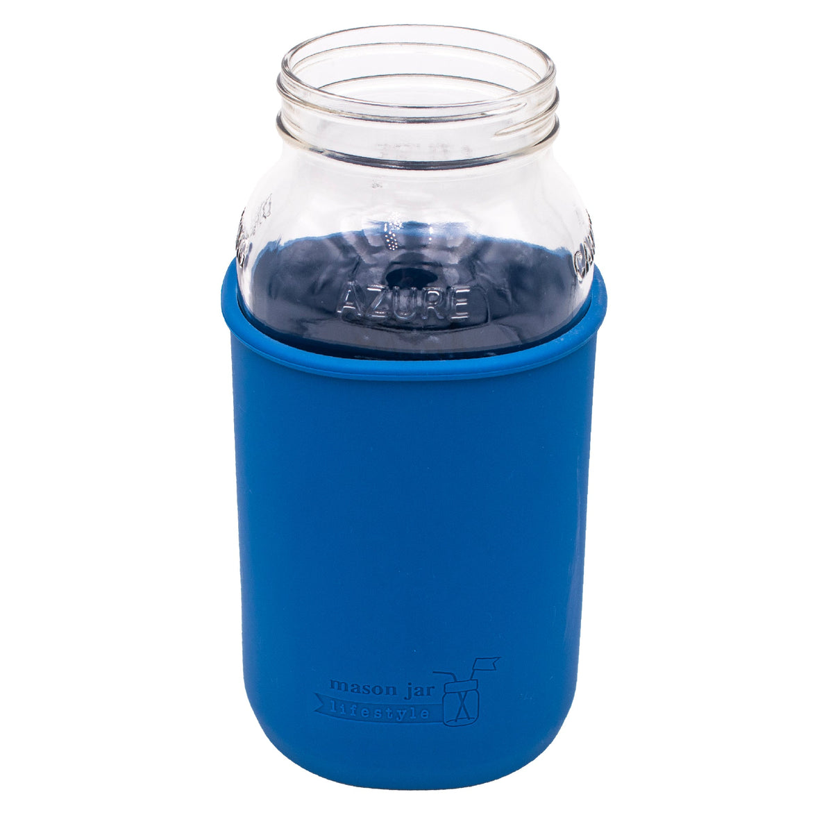 Azure Standard 64oz Wide Mouth Half Gallon Mason Jar - Single Jar