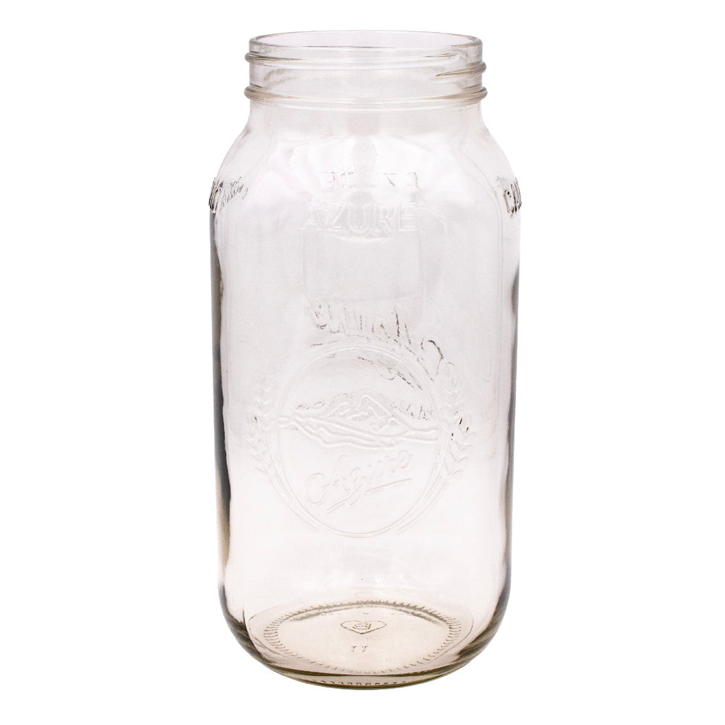 Azure Standard 64oz Wide Mouth Half Gallon Mason Jar - Single Jar