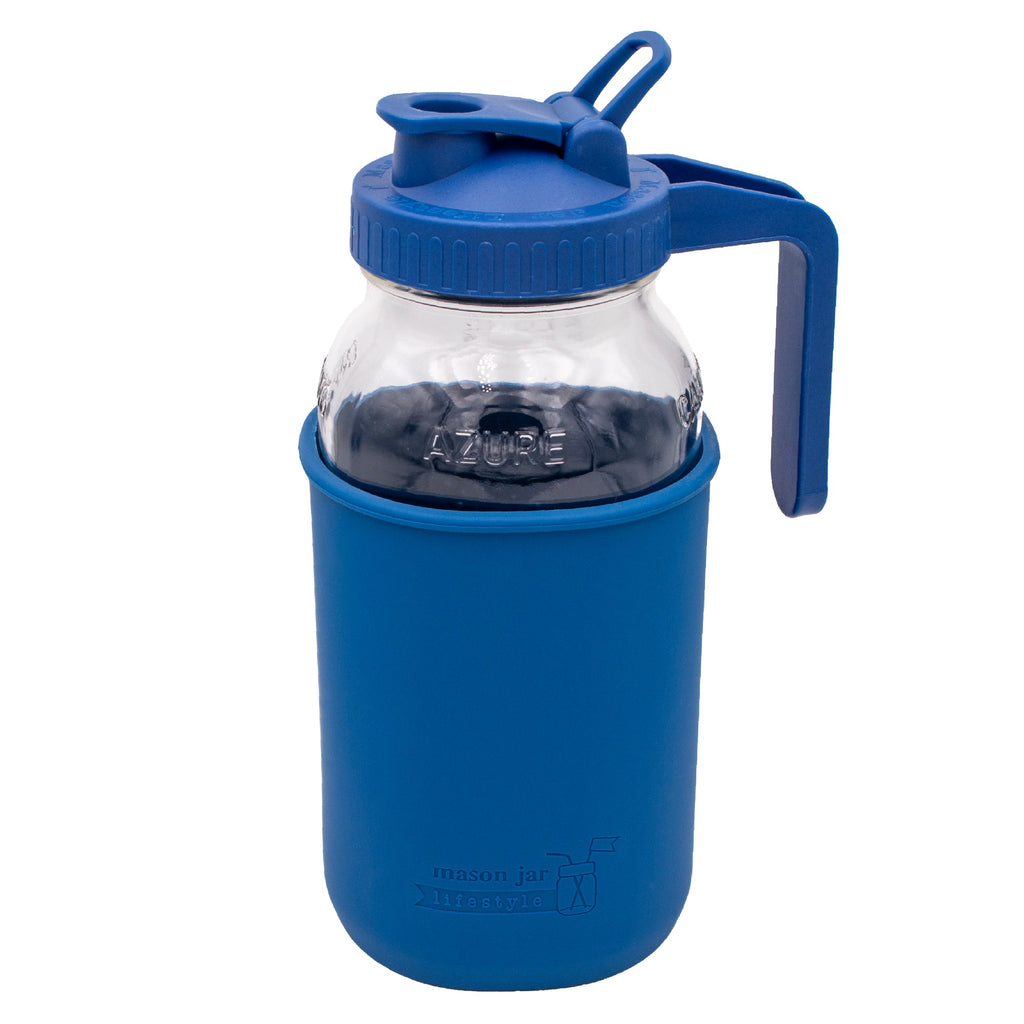 Azure Standard 64oz Wide Mouth Half Gallon Mason Jar - Single Jar