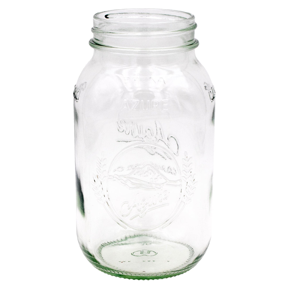 Azure Standard 32oz Regular Mouth Quart Mason Jar - Single Jar