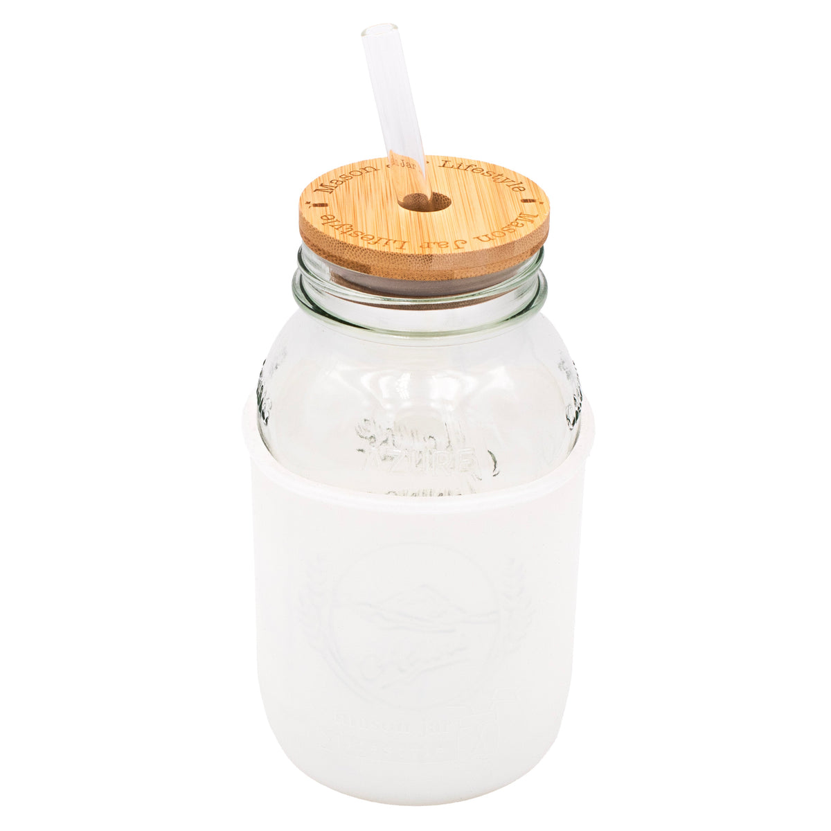 Azure Standard 32oz Regular Mouth Quart Mason Jar - Single Jar
