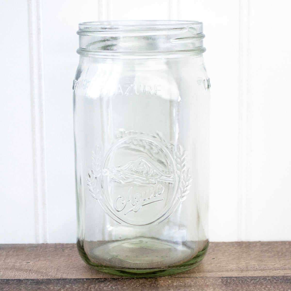 Azure Standard 32oz Wide Mouth Quart Mason Jar - Single Jar