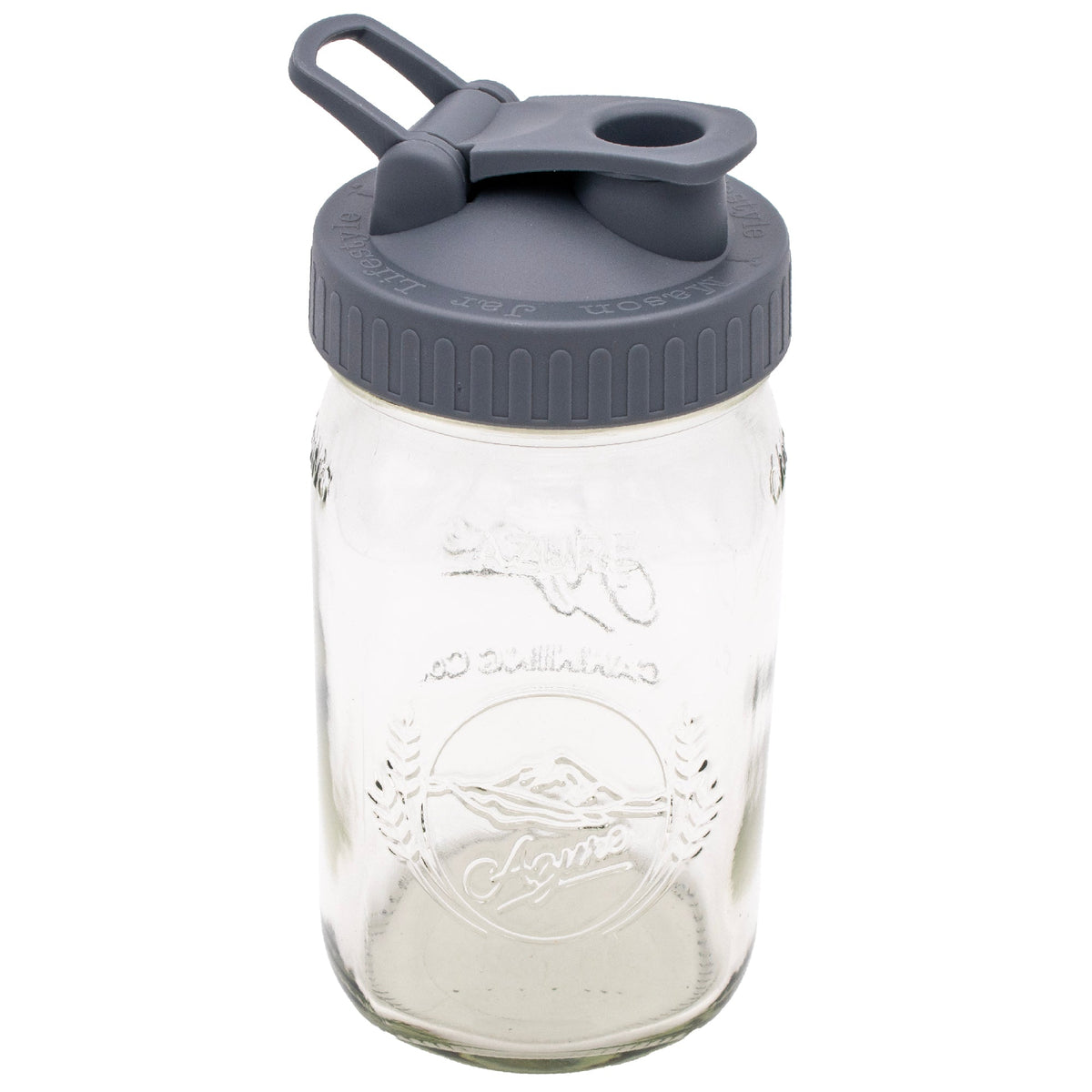 Azure Standard 32oz Wide Mouth Quart Mason Jar - Single Jar