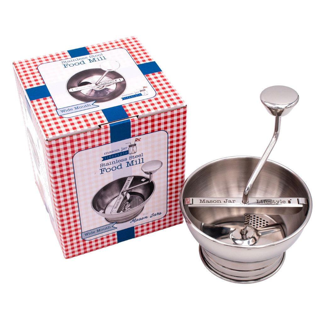 Food Mill for Wide Mouth Mason Jars