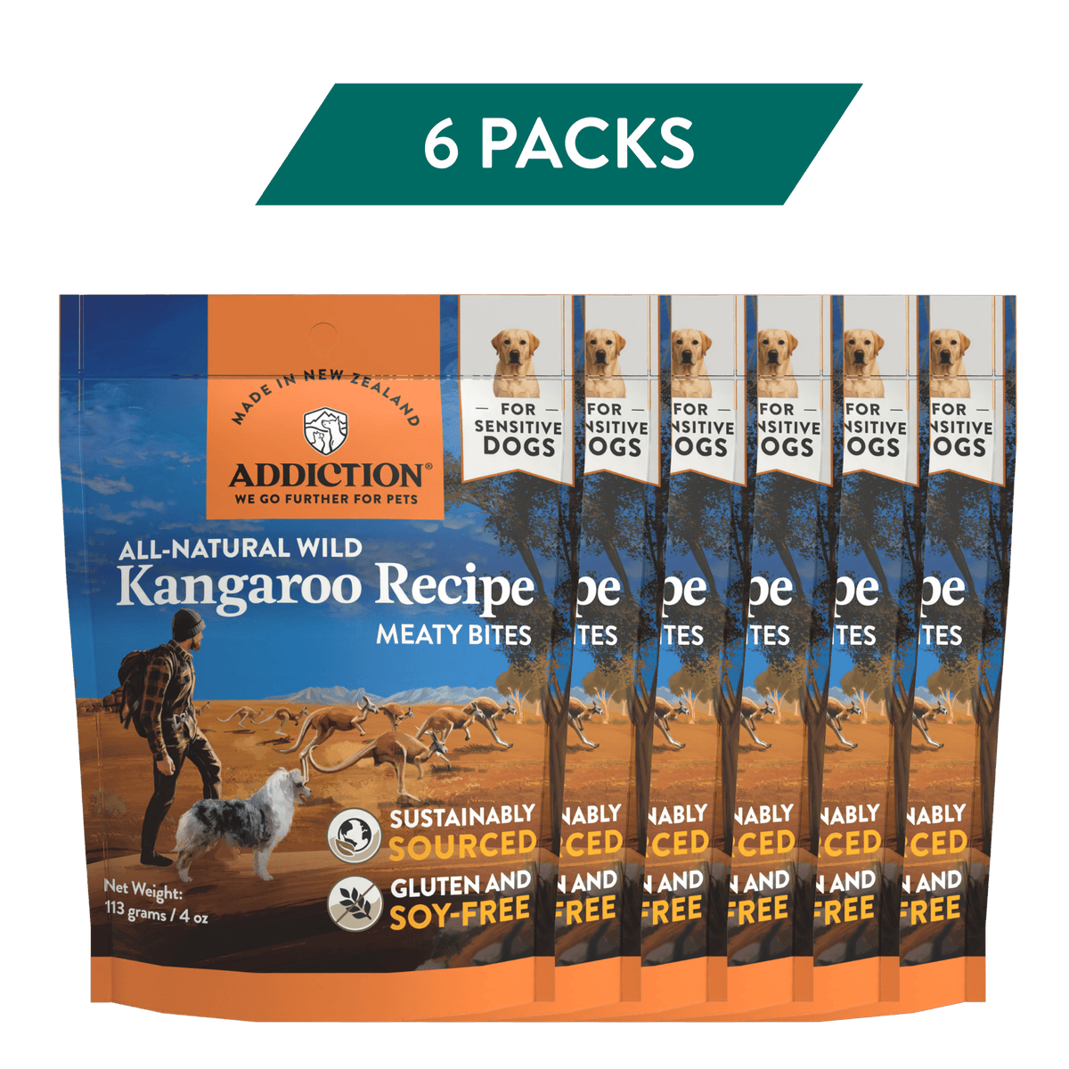 Meaty Bites Grain-free Premium Kangaroo Dog Treats