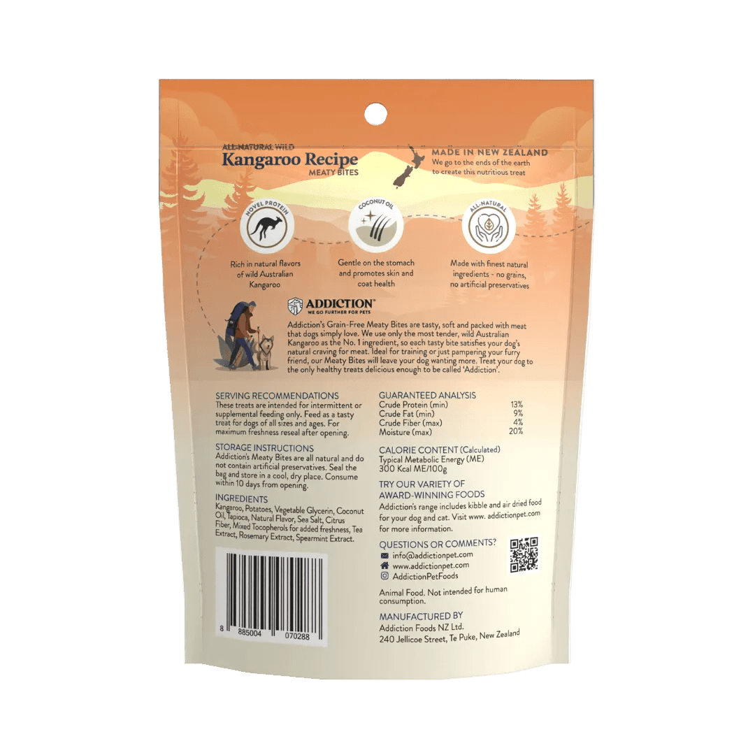 Meaty Bites Grain-free Premium Kangaroo Dog Treats