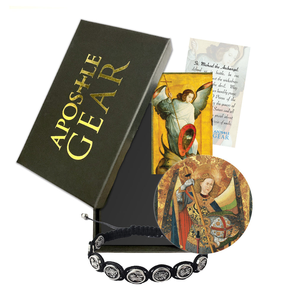 St. Michael Bracelet - Black