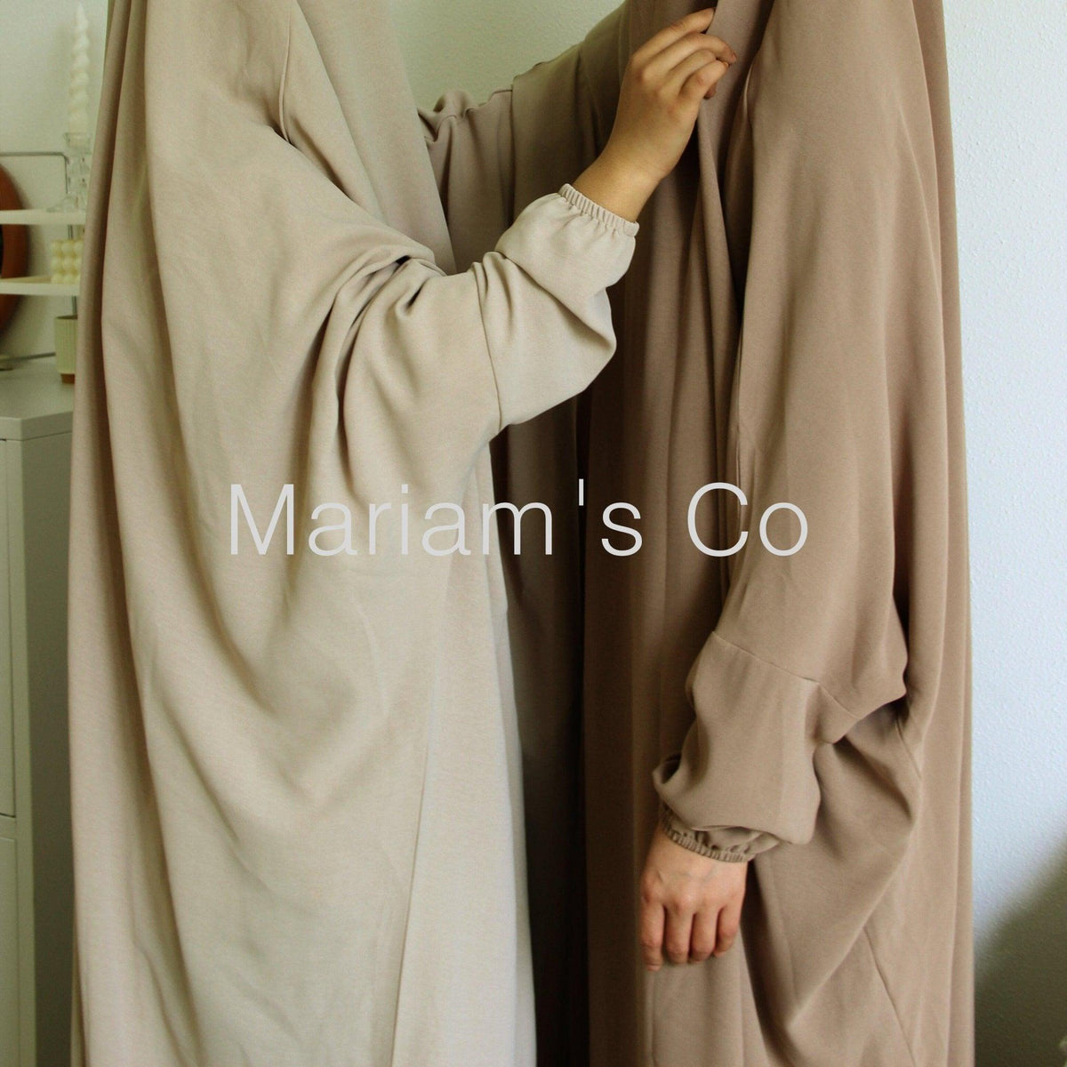 MJ0055 Viscose Niqab Attached 1-Piece Jilbab