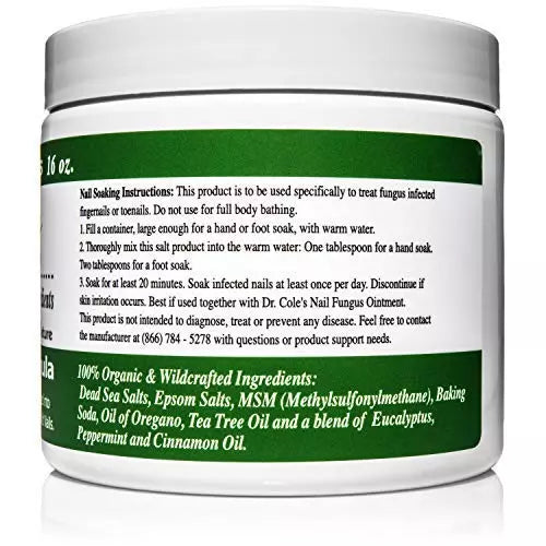 13 - Dr. Cole's Organic Nail Fungus Salts Formula