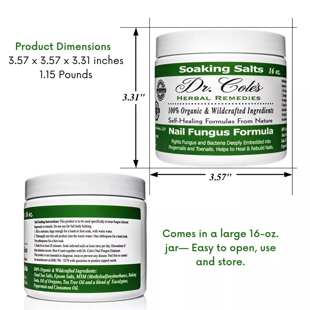 13 - Dr. Cole's Organic Nail Fungus Salts Formula