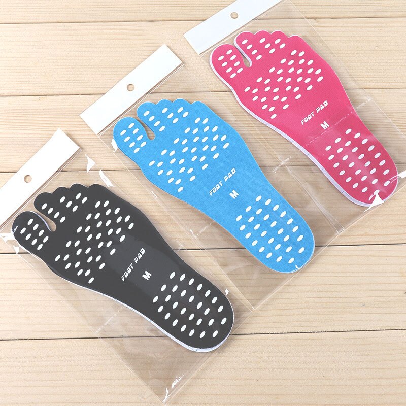 Non-slip Seaside Beach Shoes equipped with anti-skid shoes Beach socks Pad Feet Sticker Insoles Flexible Beach Feet