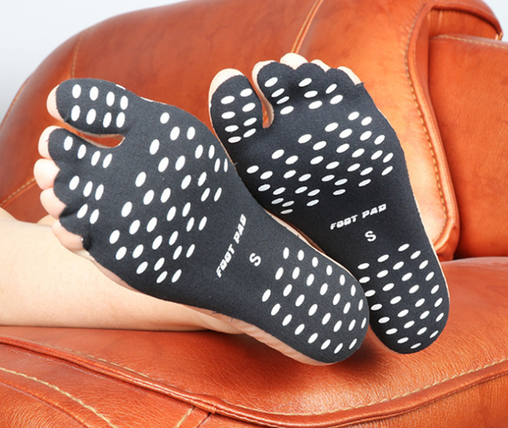 Non-slip Seaside Beach Shoes equipped with anti-skid shoes Beach socks Pad Feet Sticker Insoles Flexible Beach Feet