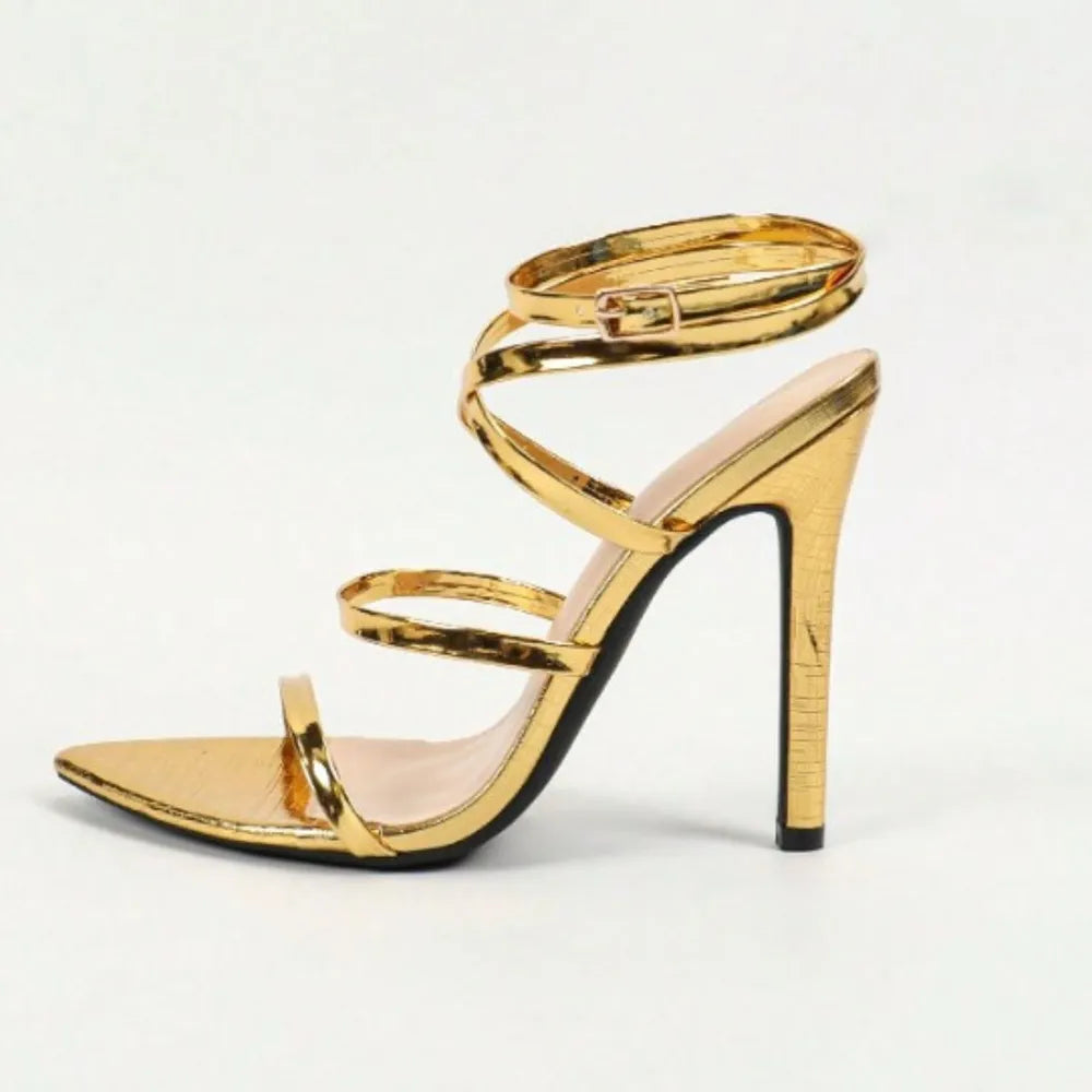 Open Toe Ankle Strap Sandals