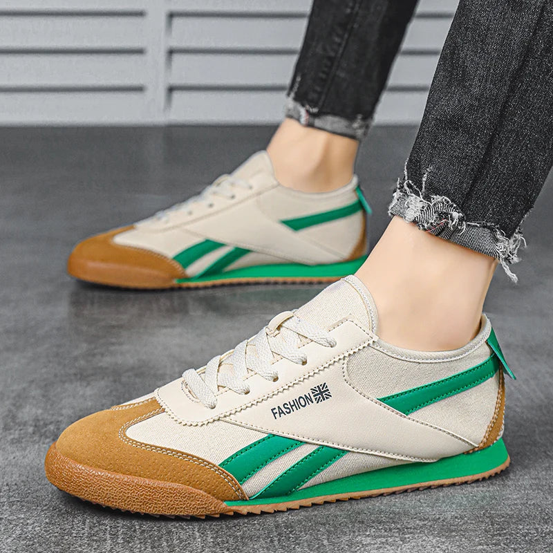 Original Yellow Canvas Shoes For Men Trend ow-cut Breathable Casual Running Sneakers Man Fashion Lightweight Men's Sports Shoes